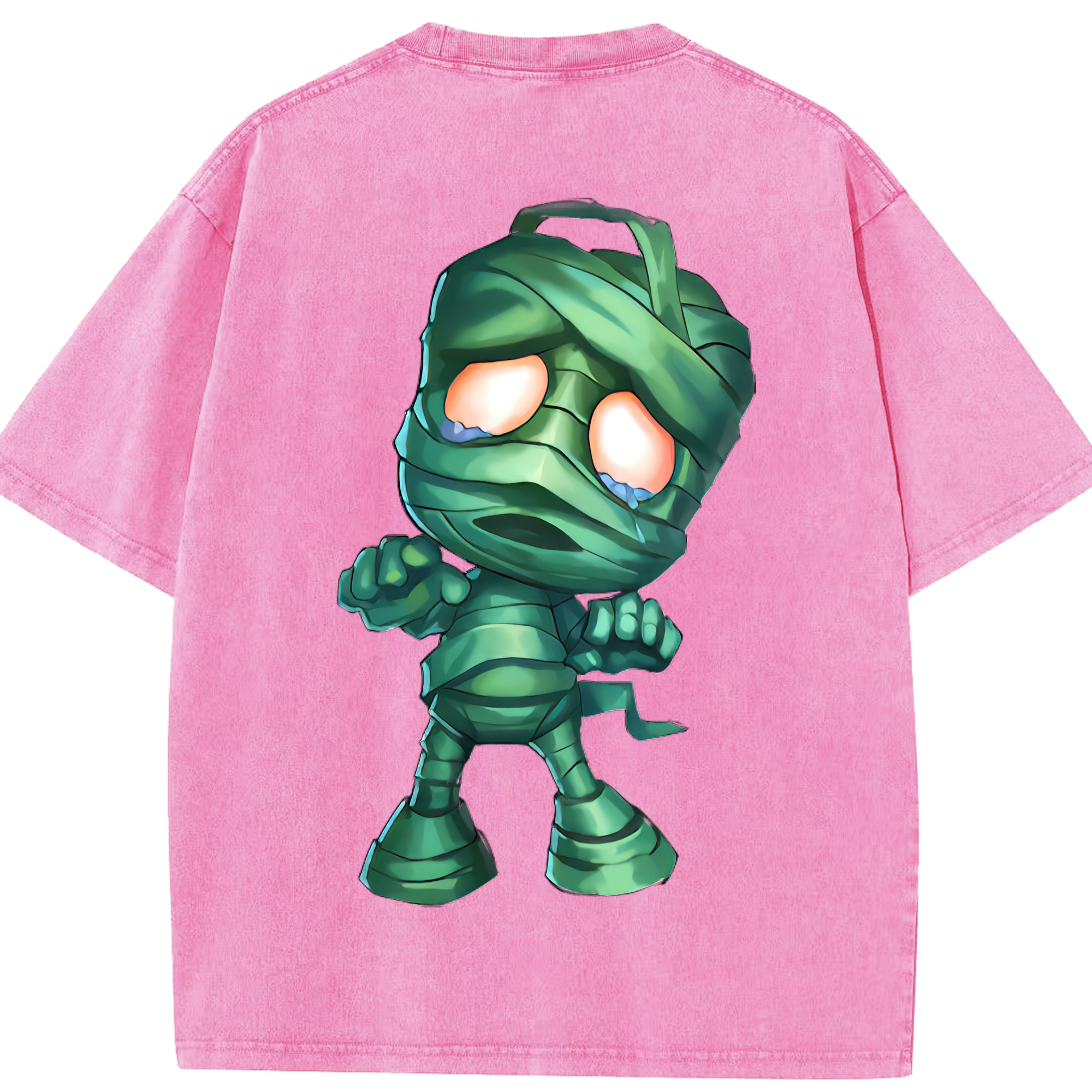 リーグ・オブ・レジェンド League of Legends LOL 綿100% ヴィンテージ風 半袖Tシャツ（背面プリント）